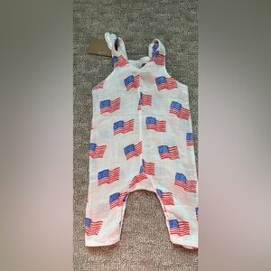 Angel dear holiday 4th of July 6-12m romper
